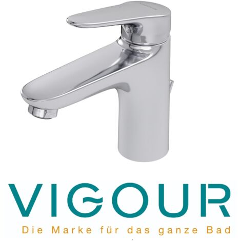 VIGOUR Einhand-Waschtischbatterie clivia mit Ablaufgarnitur chrom CL