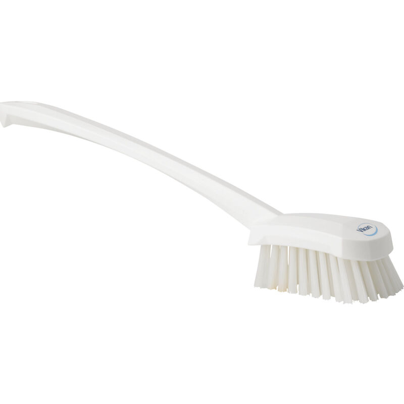 Vikan, Brosse de lavage à manche long, dur, lot de 10, blanc