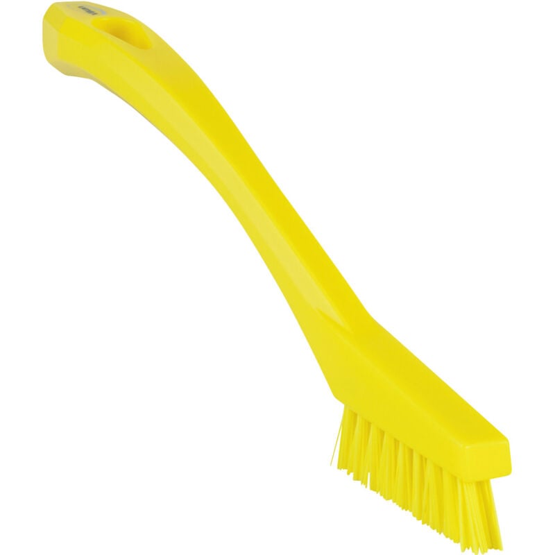 Vikan - Brosse de précision, ultra-dur, lot de 10, jaune