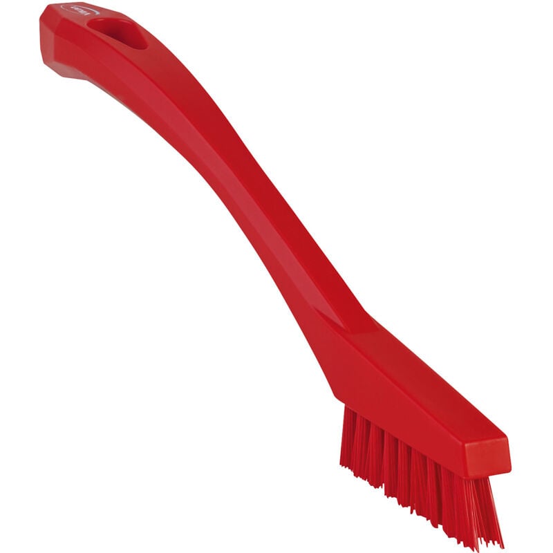 Vikan - Brosse de précision, ultra-dur, lot de 10, rouge