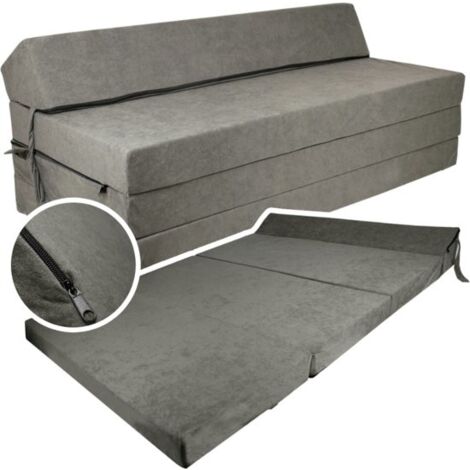 Viking Choice – Matelas d'invité pliable 200x120x10 cm – Rembourrage en mousse durable – Housse lavable – Parfait pour camping et petits espaces