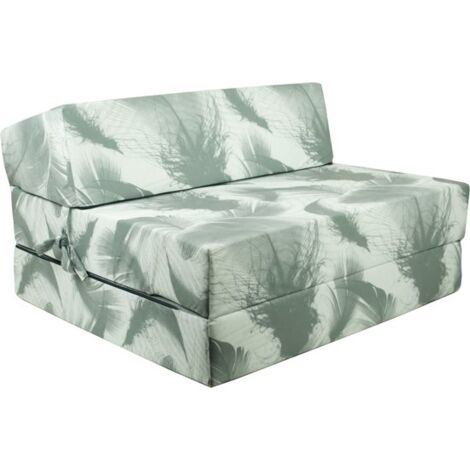 Viking Choice – Matelas pliant 200 cm x 90 cm x 15 cm – Housse lavable – Rembourrage en mousse durable – Appui-tête profilé pour soutien