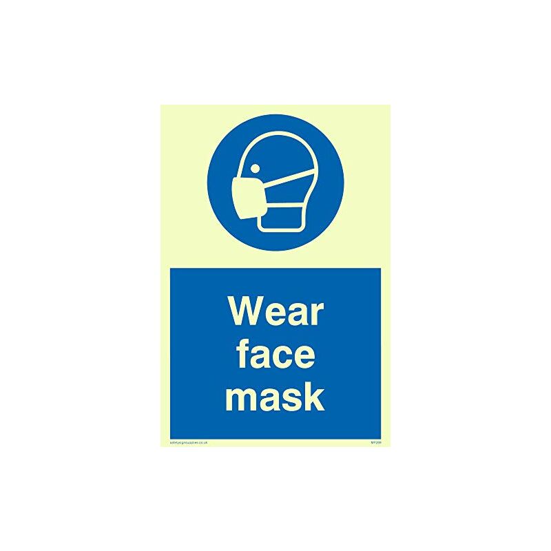 Viking segni mp289-a6p-pvWear Face Mask Sign