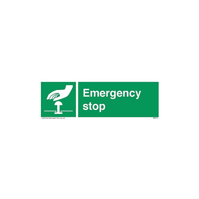 Viking segni sm410-l15-vEmergency stop Sign, in