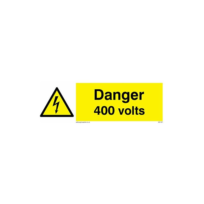 Viking segni we1457-l15-vpericolo 400 Volt Sign