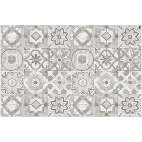 Vilber Tappeto, PVC, Beige/GRIGIO-10, 78 x 120 x 0.22 cm