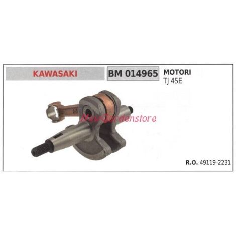 Vilebrequin KAWASAKI moteur débroussailleuse Tj 45E 014965