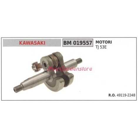 Vilebrequin KAWASAKI moteur débroussailleuse Tj 53E 019557