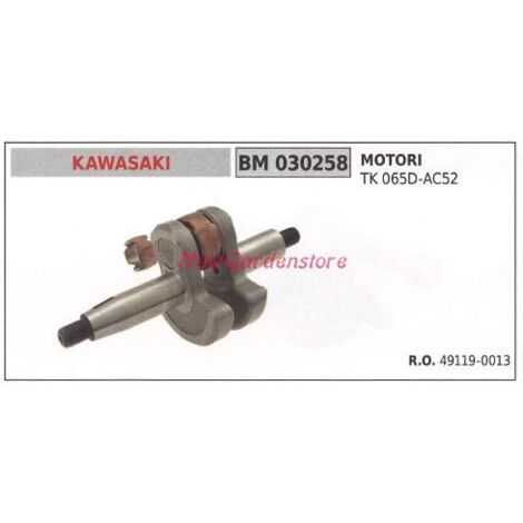 Vilebrequin KAWASAKI moteur débroussailleuse TK 065D-AC52 030258