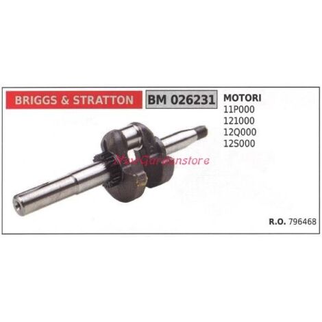 Vilebrequin moteur BRIGGS&STRATTON tondeuse à gazon 11P000 026231