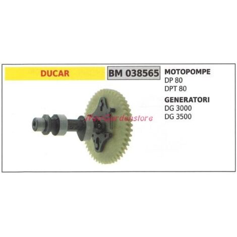Vilebrequin pompe moteur DUCAR DP 80 DPT 80 générateur DG 3000 3500 038565