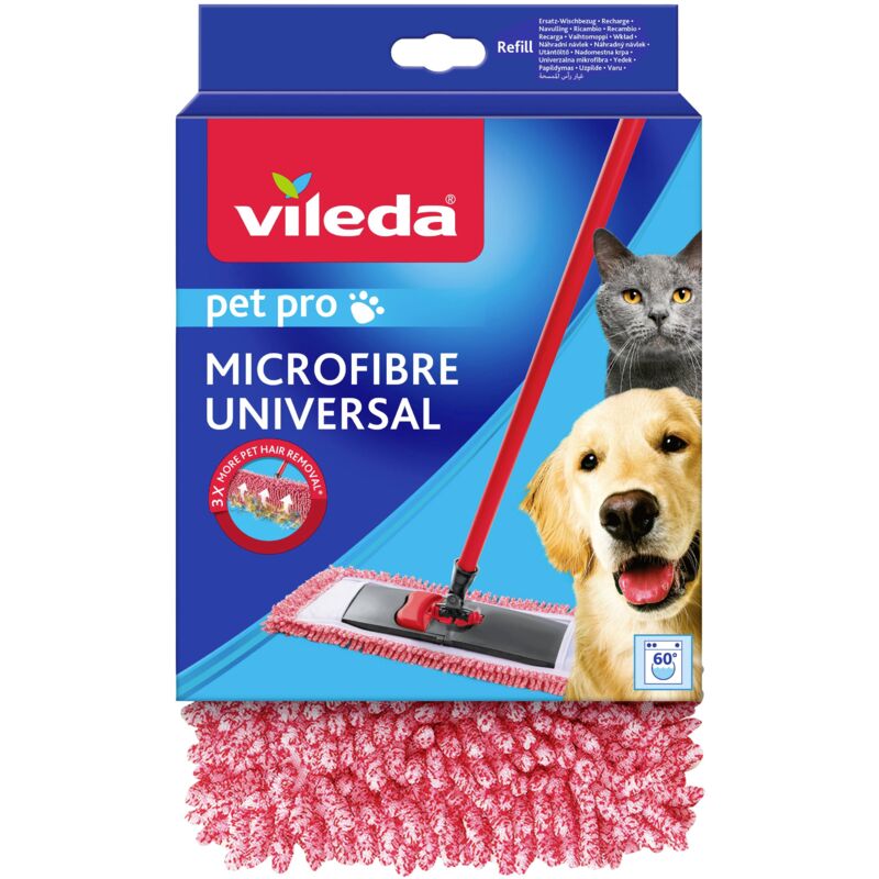 Housse de rechange pour pet Pro Microfibre Universal 1 pc(s) 132156 V889923 - Vileda