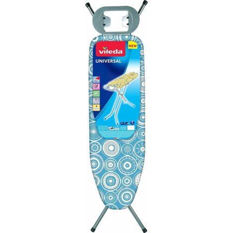 Vileda 161242 Tavola da Stiro Blu Stabile e Pieghevole
