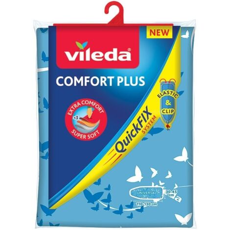 Vileda 163255 Comfort Plus Bezug für Boards von 110x30cm bis 130x45cm