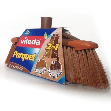 Vileda 2-in-1 Parkett-Kehrbürste