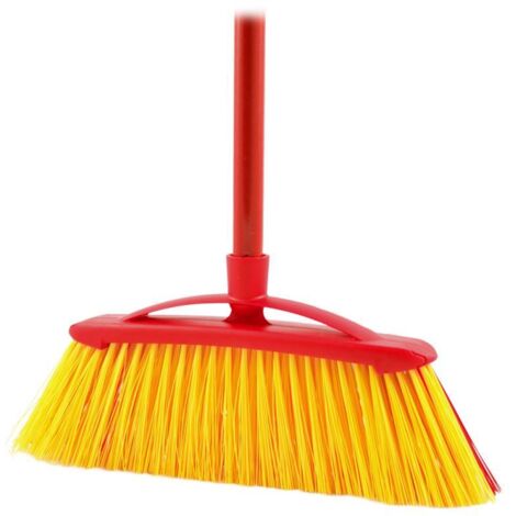 Vileda 4023103105140 escoba Exterior Cerda dura Rojo, Amarillo
