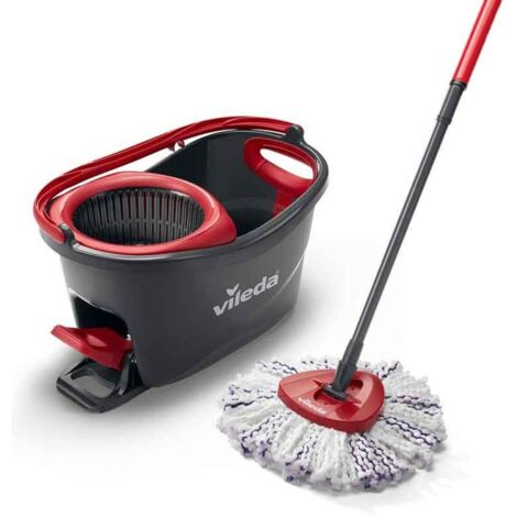 Vileda 4023103227446 mop, mop e secchio Serbatoio singolo Nero, Rosso