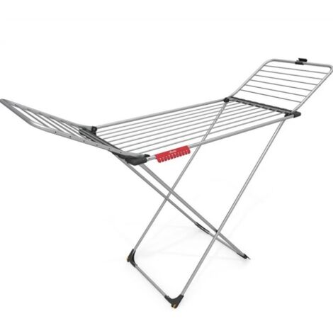 Vileda Aluminium 100 Séchoir à linge pliable noir acier