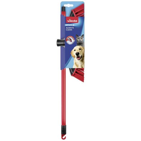 Vileda – Balai à poussière PET Pro Always Clean 174451 – Poils en caoutchouc pour poils d'animaux – Nettoyage hygiénique sous l'eau – 1 pièce - V889913