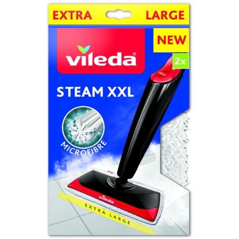 Vileda Ersatzbezug für Dampfreiniger Steam XXL 2-er Pack Dampf- & Hochdruckreiniger