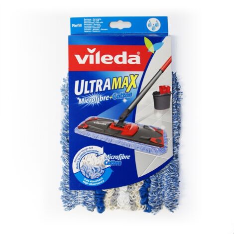 Vileda Ersatzbezug Microfibre + Cotton für Bodenwischer ULTRAMAX