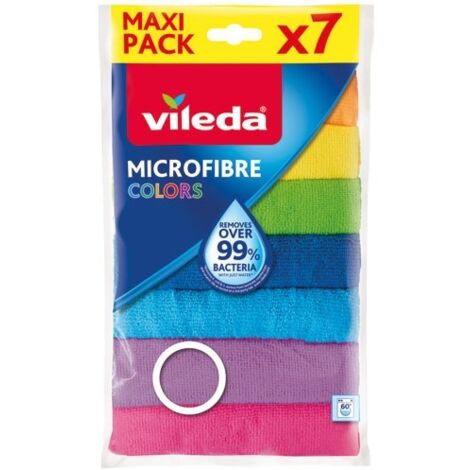 VILEDA - Lavette microfibre colors x 7-GSB