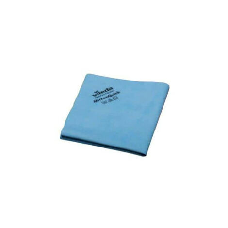 Vileda – Lot de 5 lavettes microfibres 38 x 40 cm – Performance de nettoyage supérieure – Absorption 480 ml/m² – Lavables jusqu'à 420 fois