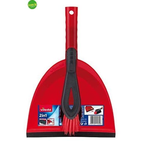 VILEDA pala con spazzola - rosso