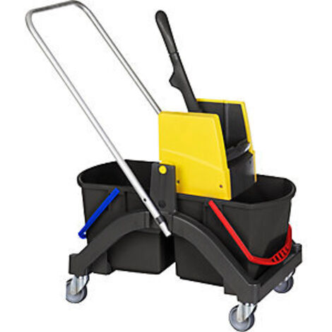 VILEDA Reinigungswagen Eimer 2 x 17 l und PresseKunststoff