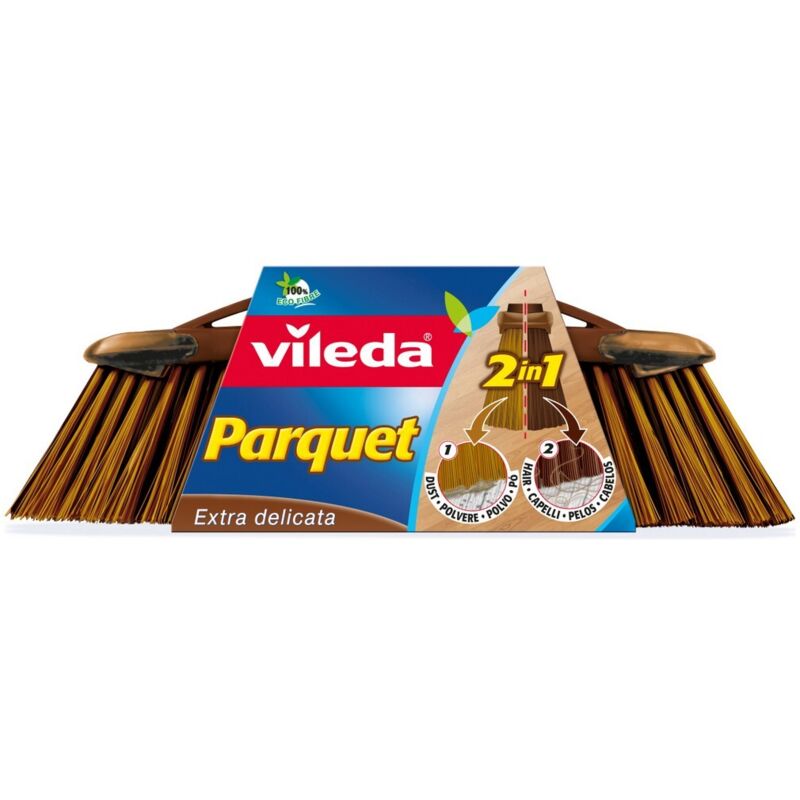 Scopa Vileda Parquet 2 In 1 Pulizia Efficace E Delicata Per La Tua ...