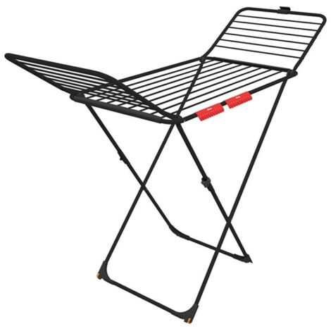 Vileda – Séchoir à linge pliable 20m – Aluminium et acier – Longueur déployé 173cm – Hauteur déplié 116cm – Pour intérieur et extérieur