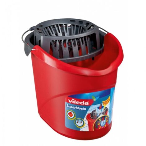 Vileda Super Cubo con Escurridor 13l Rojo 128767...