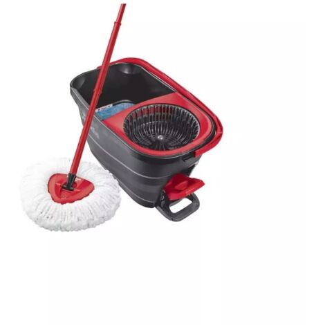 Vileda Turbo Smart System mocio e secchio Nero Rosso