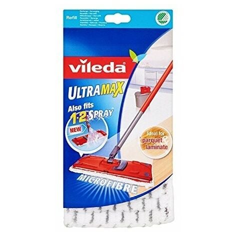 Lot de 4 Replacement Microfibre Pad pour Vileda EasyWring Ultramax/ 1-2  Spray Tampons de Microfibre pour Vileda Ultramax, UltraMax, UltraMax Plus  et Easy Wring UltraMax Carlin : : Cuisine et Maison