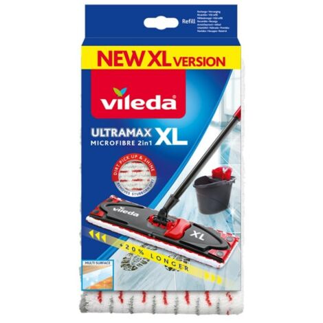 Vileda UltraMax XL insert fregona microfibra roja