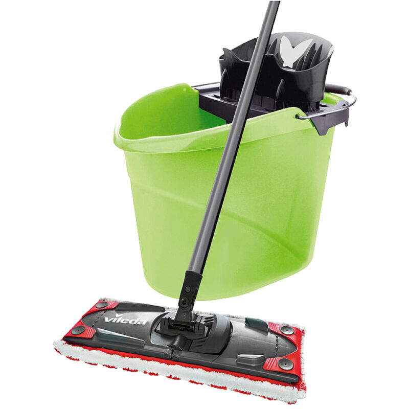 Ultramax 2 In 1 Colors Komplett-set Inkl. Eimer, Wischer Und Wischbezug Grün - Vileda
