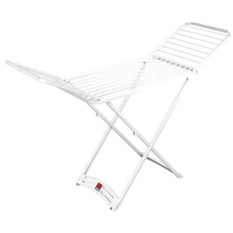 Vileda Zaffiro stendibiancheria a cavalletto in resina bianco 82x55xh88 cm stendino per bucato