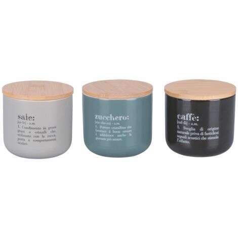 Villa D'Este Home Tivoli 'Victionary Stones', Set 3 barattoli 500 ml