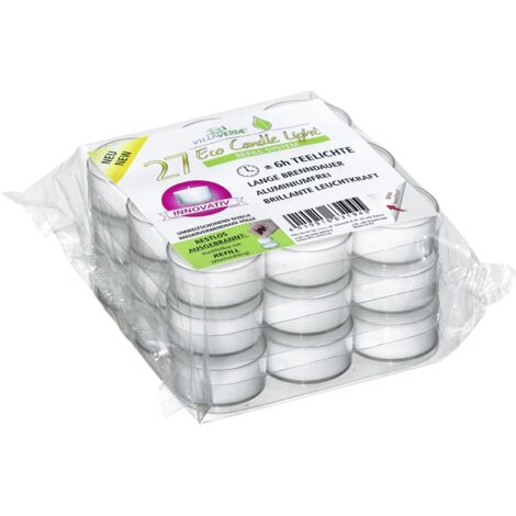 Villa Verde Teelichter ECL m. Hülle 27 er Pack Teelichter