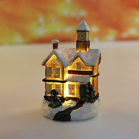 Maison miniature village de noël