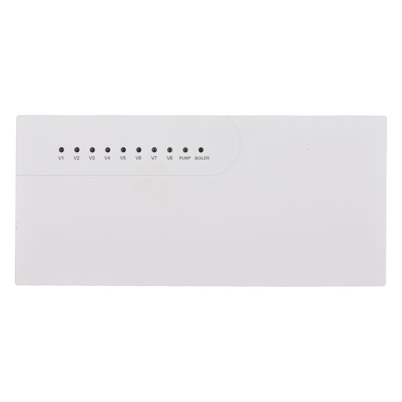Contrôleur de concentrateur intelligent 8 canaux 220 V avec indicateurs LED pour système de chauffage par le sol, climatiseur, régulateur de