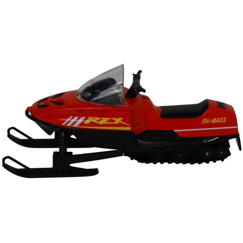 Motoneige rouge 1:32