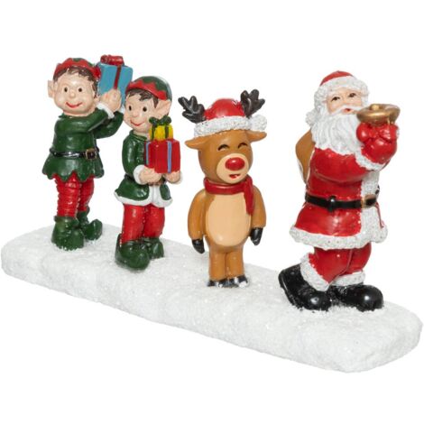 Villaggio santon 3 figure h.6,5cm - Feeric lights & christmas