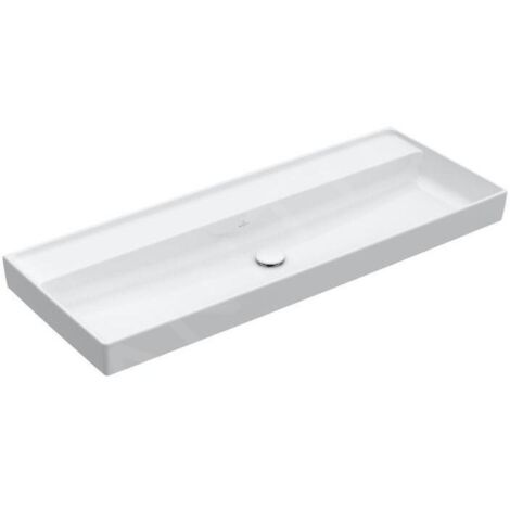 Villeroy &amp Boch Collaro lavabo armoire, sans trou pour