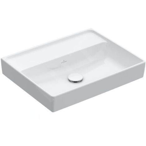 Villeroy &amp Boch Collaro lavabo, sans trou pour robinet, sans
