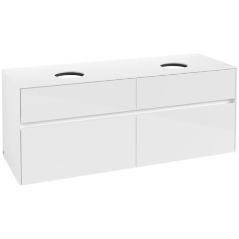 Villeroy & Boch Collaro Meuble sous-lavabo, pour 2 lavabos,