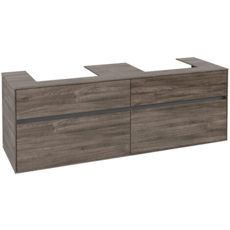 Villeroy &amp Boch Collaro Meuble sous-lavabo, pour 2 lavabos,