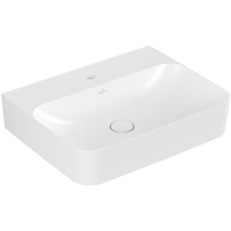 Villeroy &amp Boch Finion lavabo, sans trop-plein, 1 trou pour