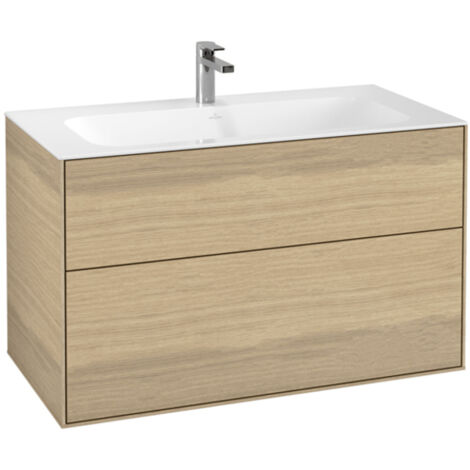 Villeroy & Boch Finion meuble sous lavabo, 2 tiroirs, avec