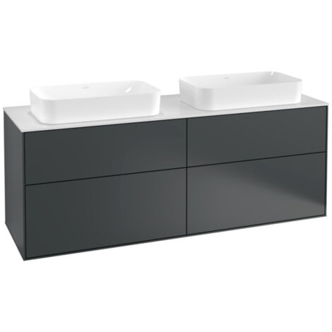 Villeroy &amp Boch Finion meuble sous lavabo, 4 tiroirs, avec